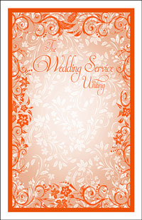 Wedding Program Cover Template 11D - Graphic 6